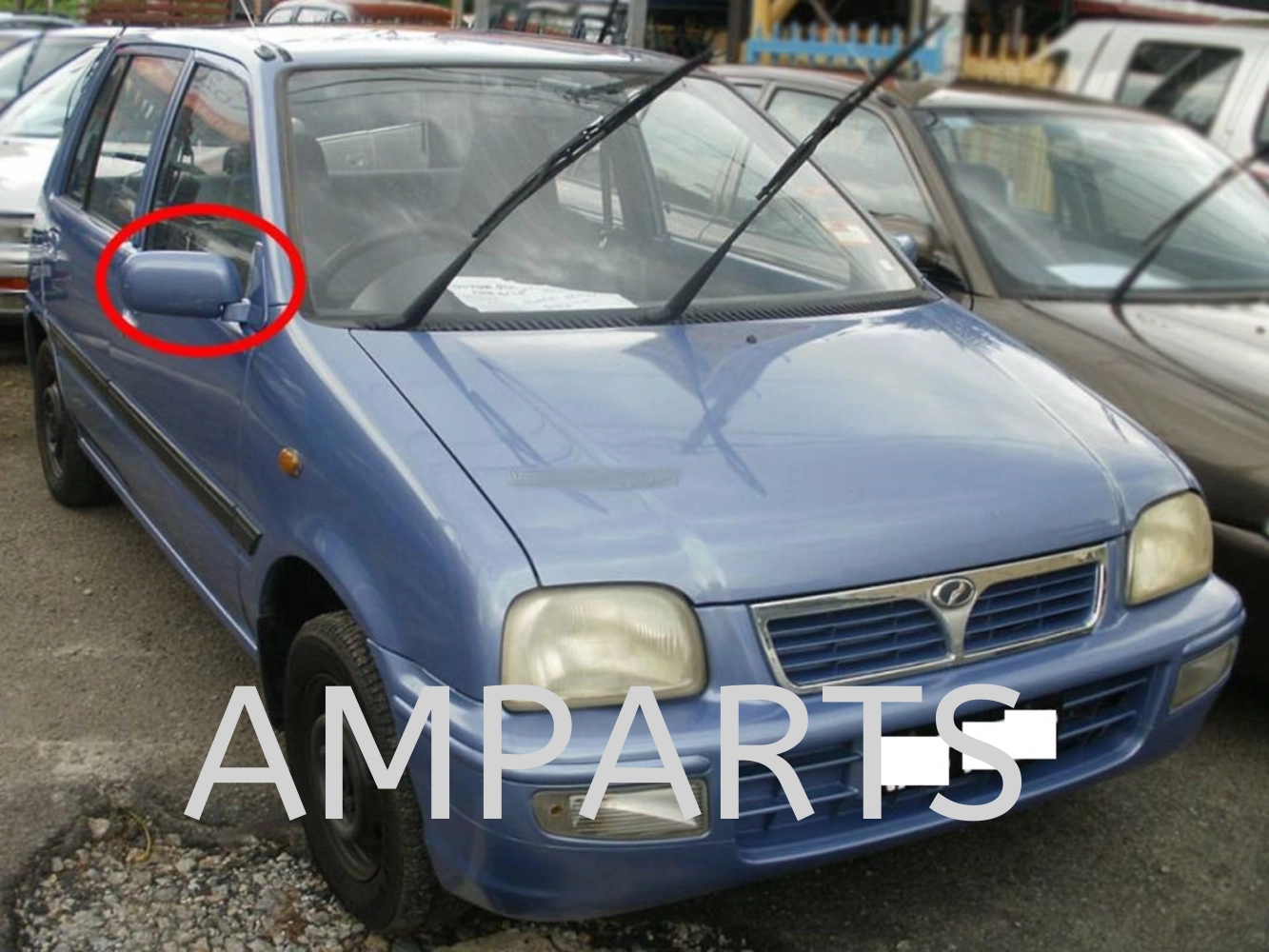 Perodua Kancil 1997 Door Mirror (Auto) 3 Pin