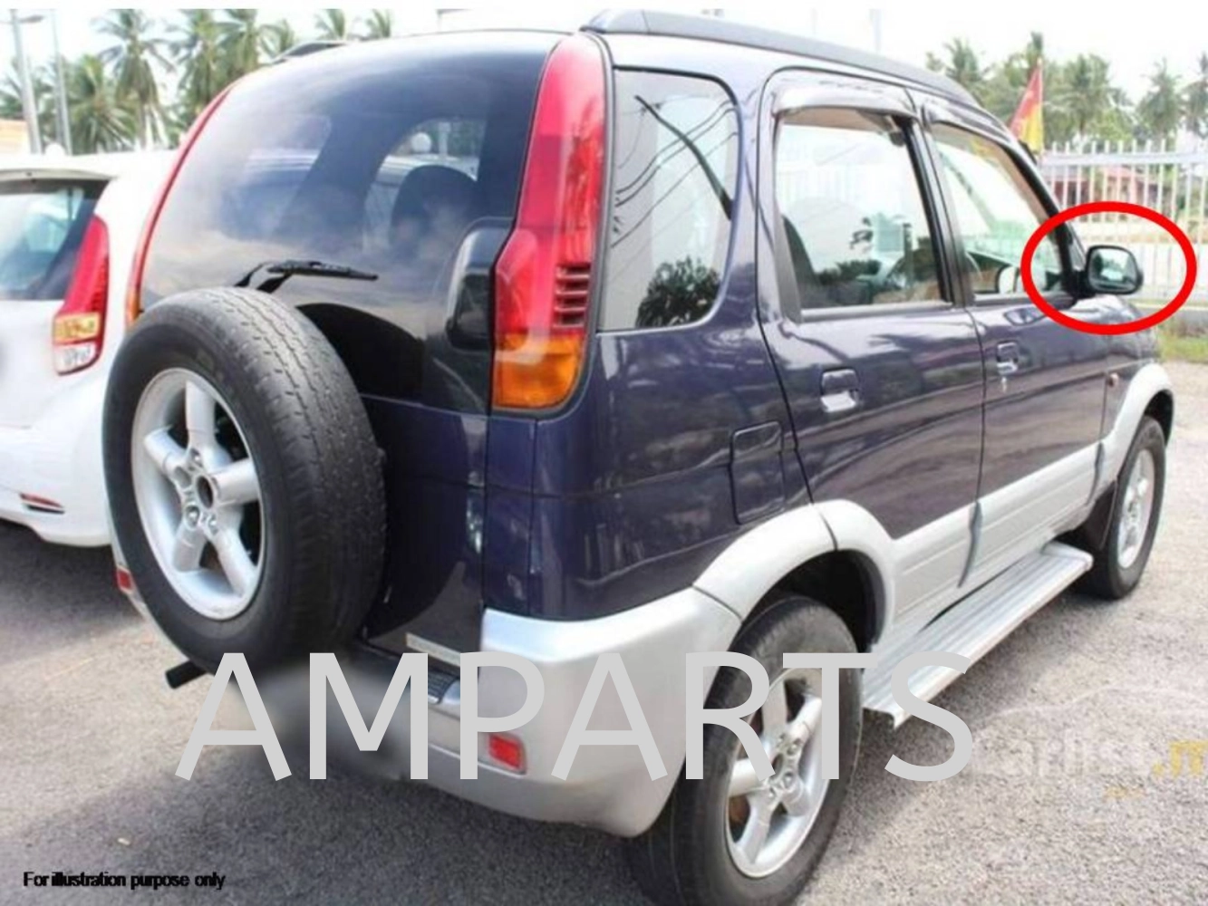 Perodua Kembara 1998 Door Mirror (Manual)
