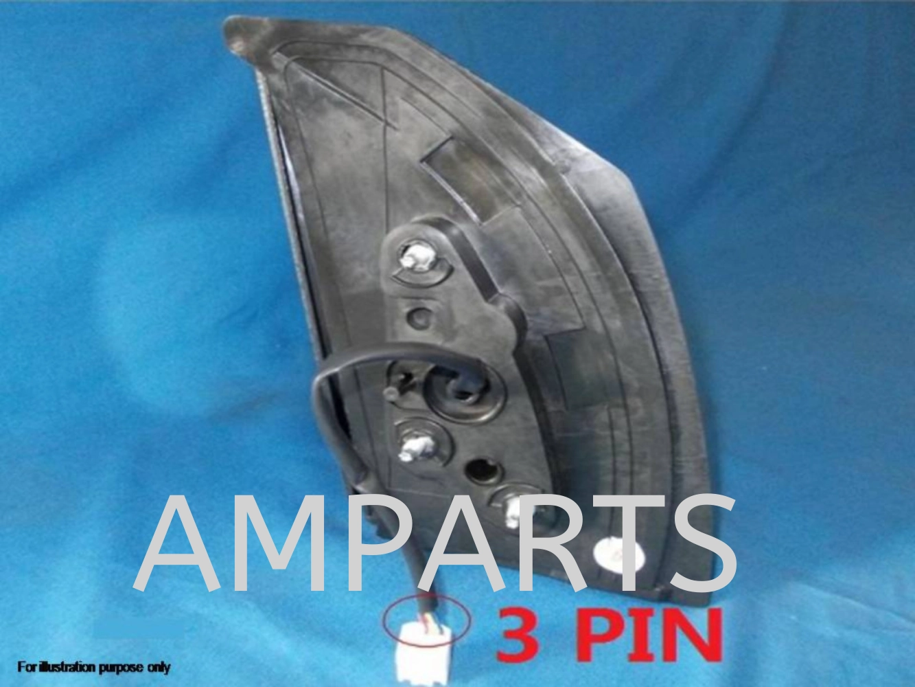 Perodua Viva 2007 Door Mirror (Auto) 3 Pin