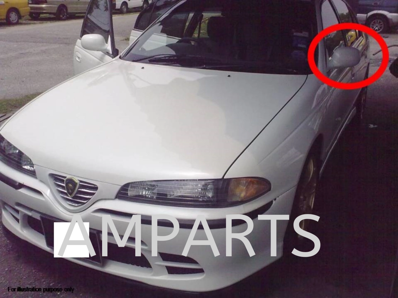 Proton Perdana 1995 Door Mirror (Auto) 5 Pin