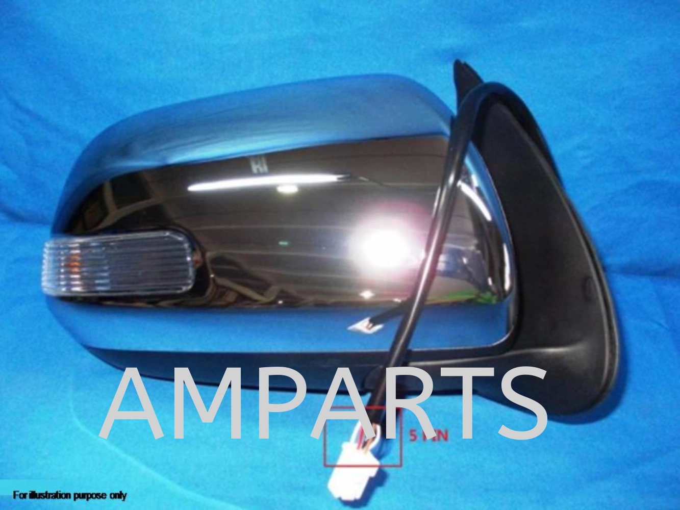 Toyota Hilux 2011 Door Mirror (Auto) 5 Pin