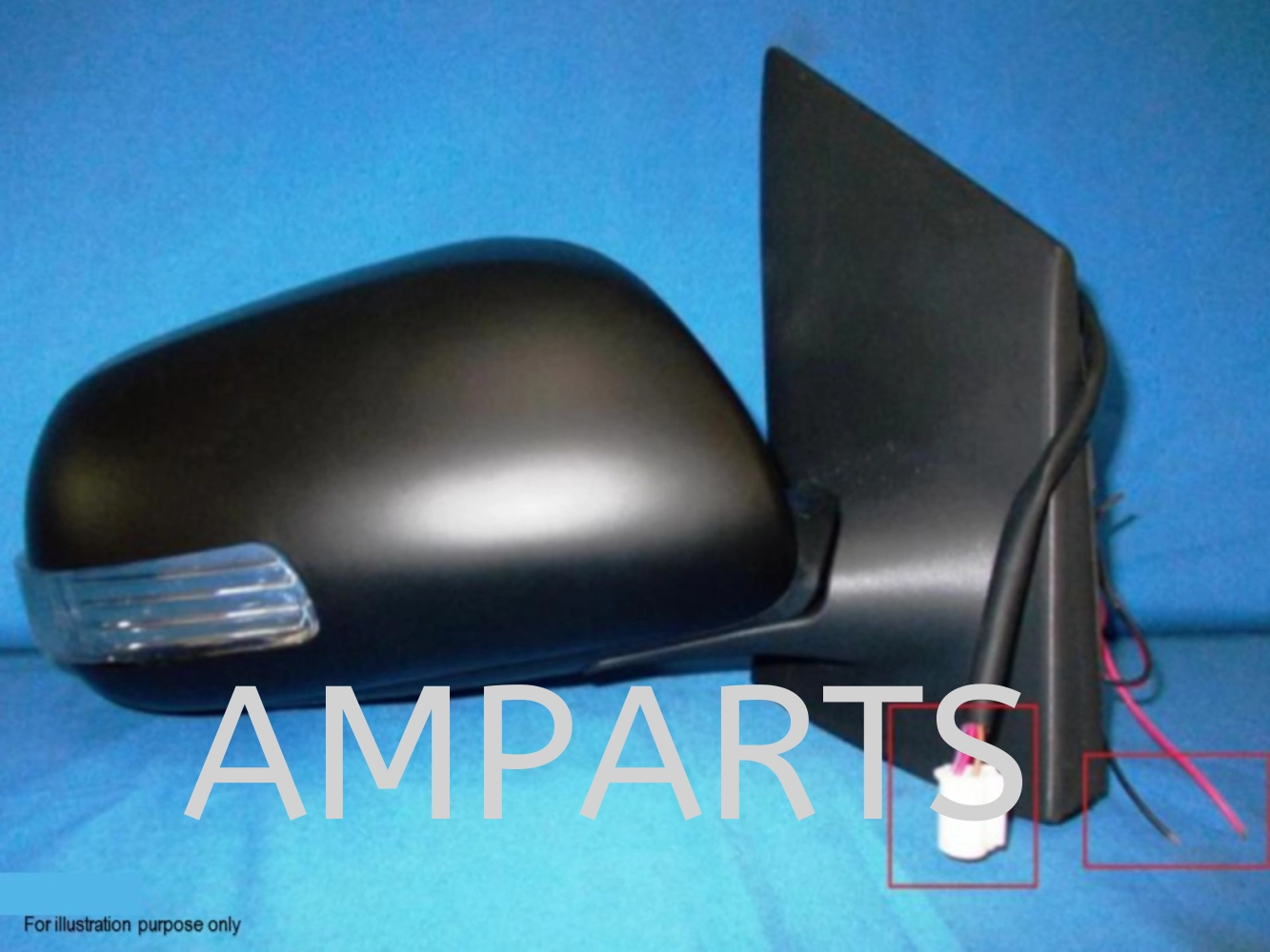Toyota Vios 2008 Door Mirror With Lamp (Auto) 5 Pin
