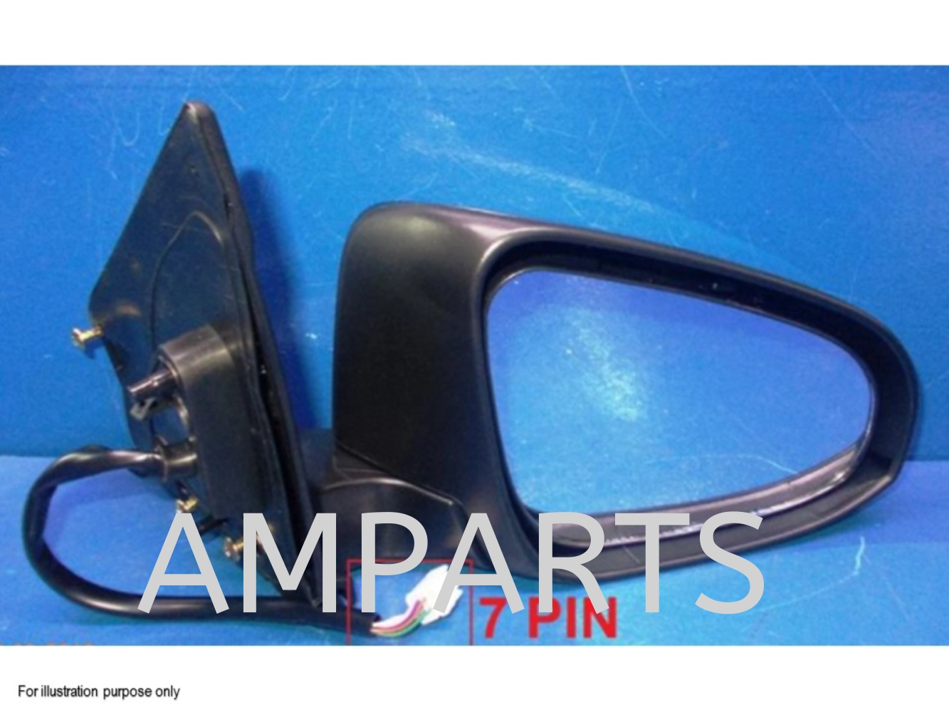Toyota Vios 2014 Door Mirror With Lamp (Auto Foldable) 7 Pin