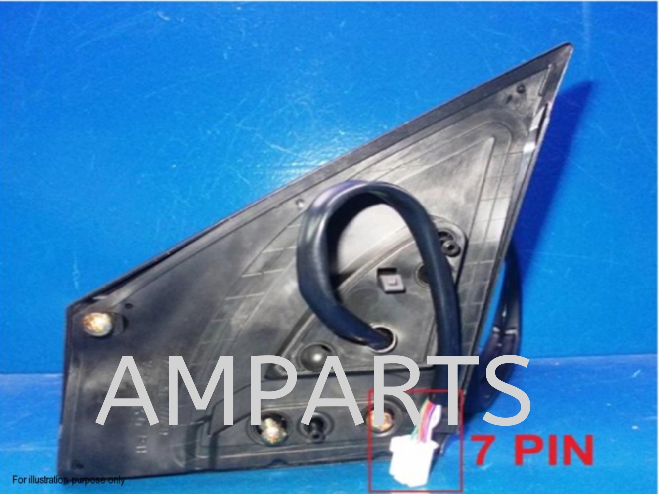 Toyota Vios 2014 Door Mirror With Lamp (Auto Foldable) 7 Pin