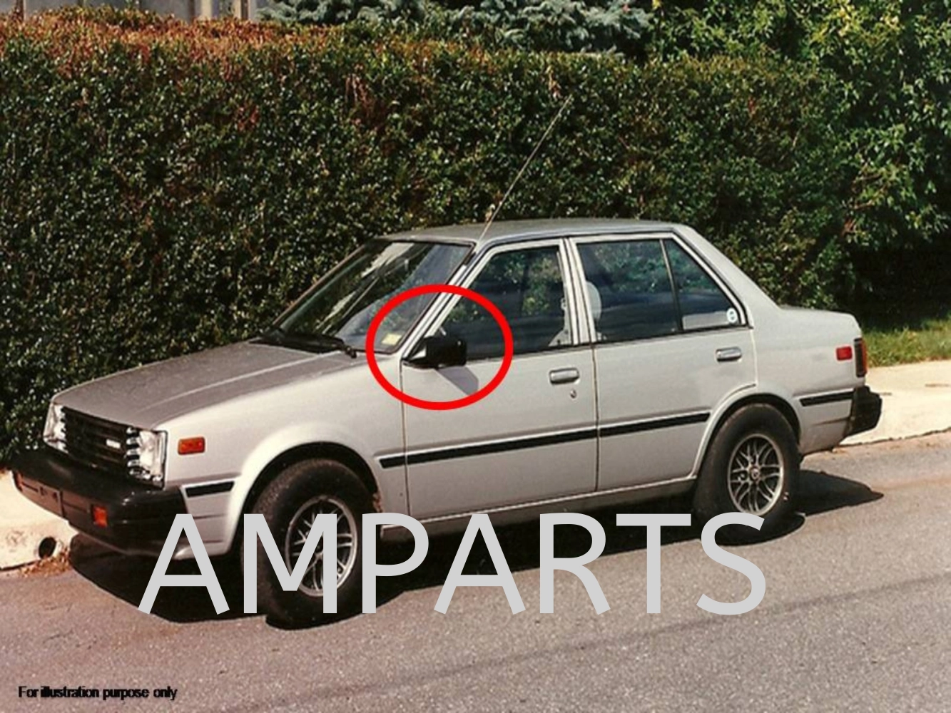 Nissan Sunny 1982 Door Mirror (Manual)