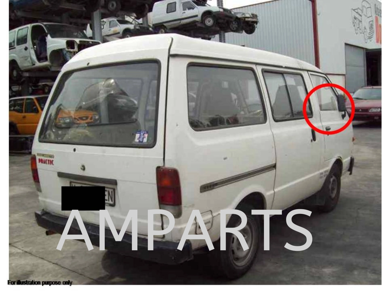 Nissan Vanette 1983 Door Mirror (Manual)