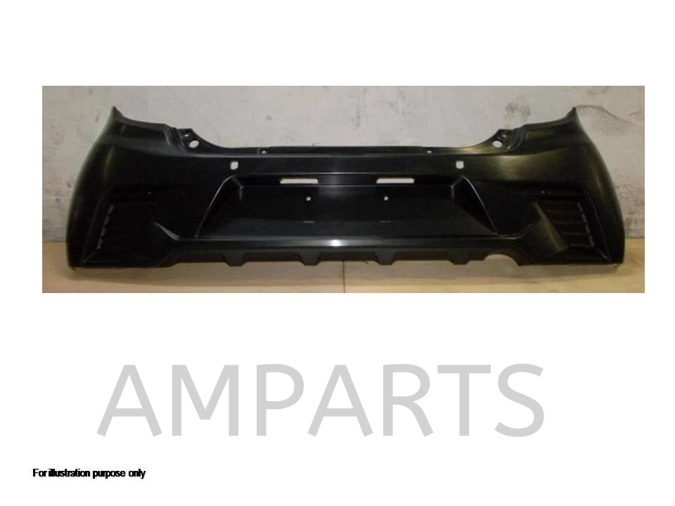 Perodua Axia 2014 SE Rear Bumper = Axia 2017 SE