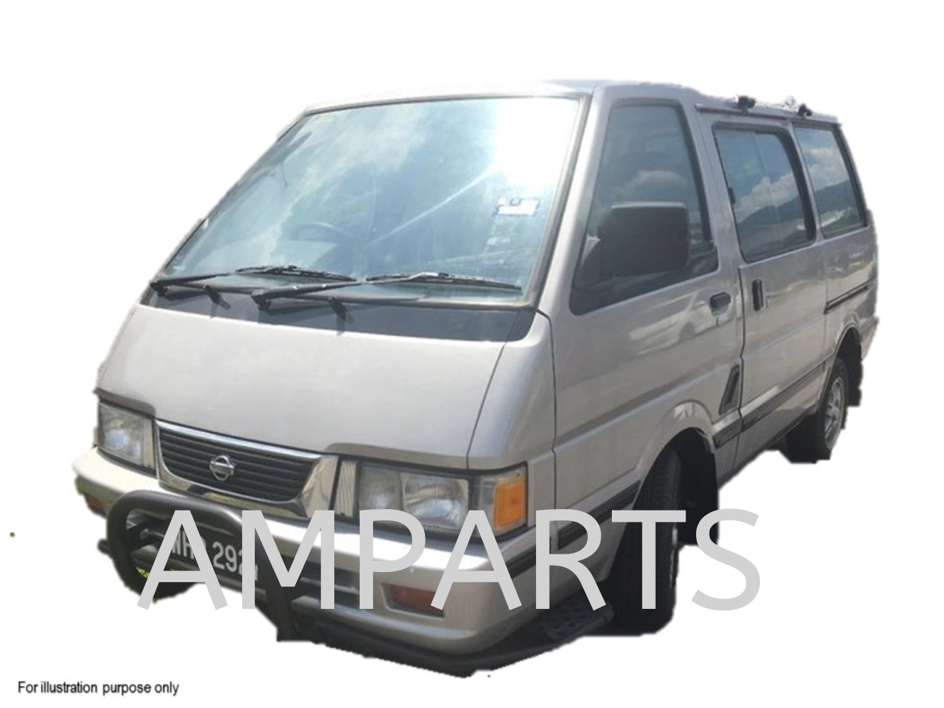 Nissan Vanette 1993 Rear Bumper = Vanette 1999
