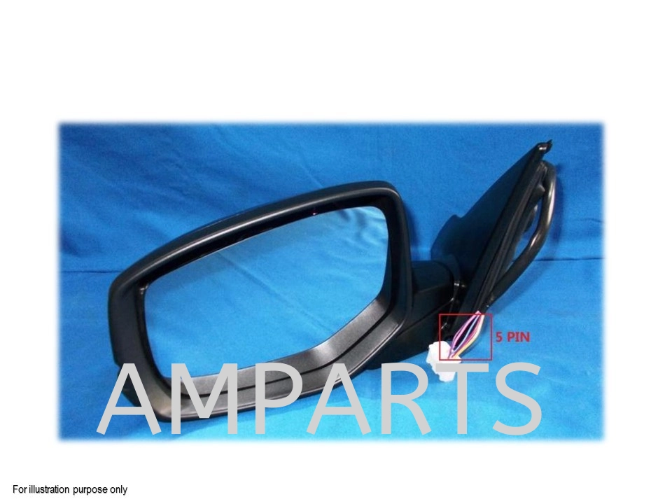 Honda Accord 2013-2016 Door Mirror With Lamp (Auto) 5Pin
