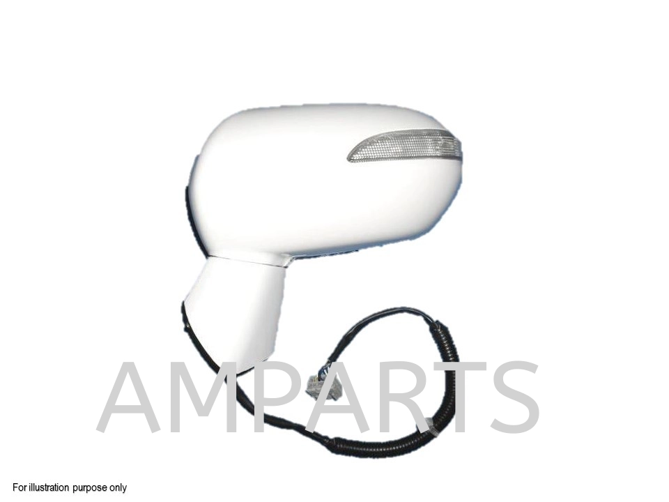 Honda City 2005 Door Mirror With Lamp (Auto) 5Pin