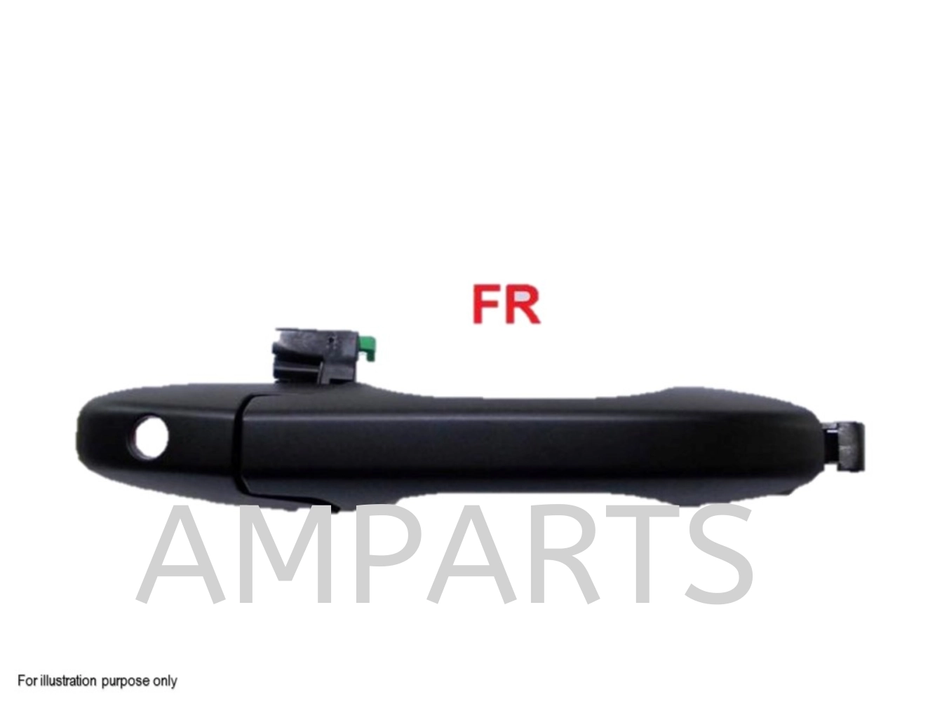 Honda City 2008 Front Door Outer Handle Without Key Hole (Black)