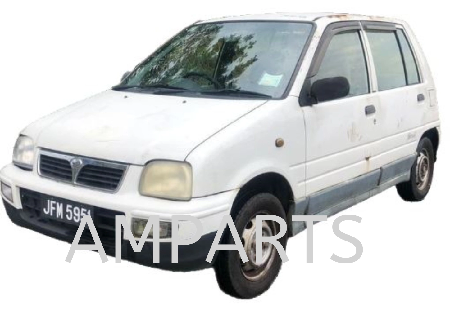 Perodua Kancil 1999 Front Bumper (Black/Grey)