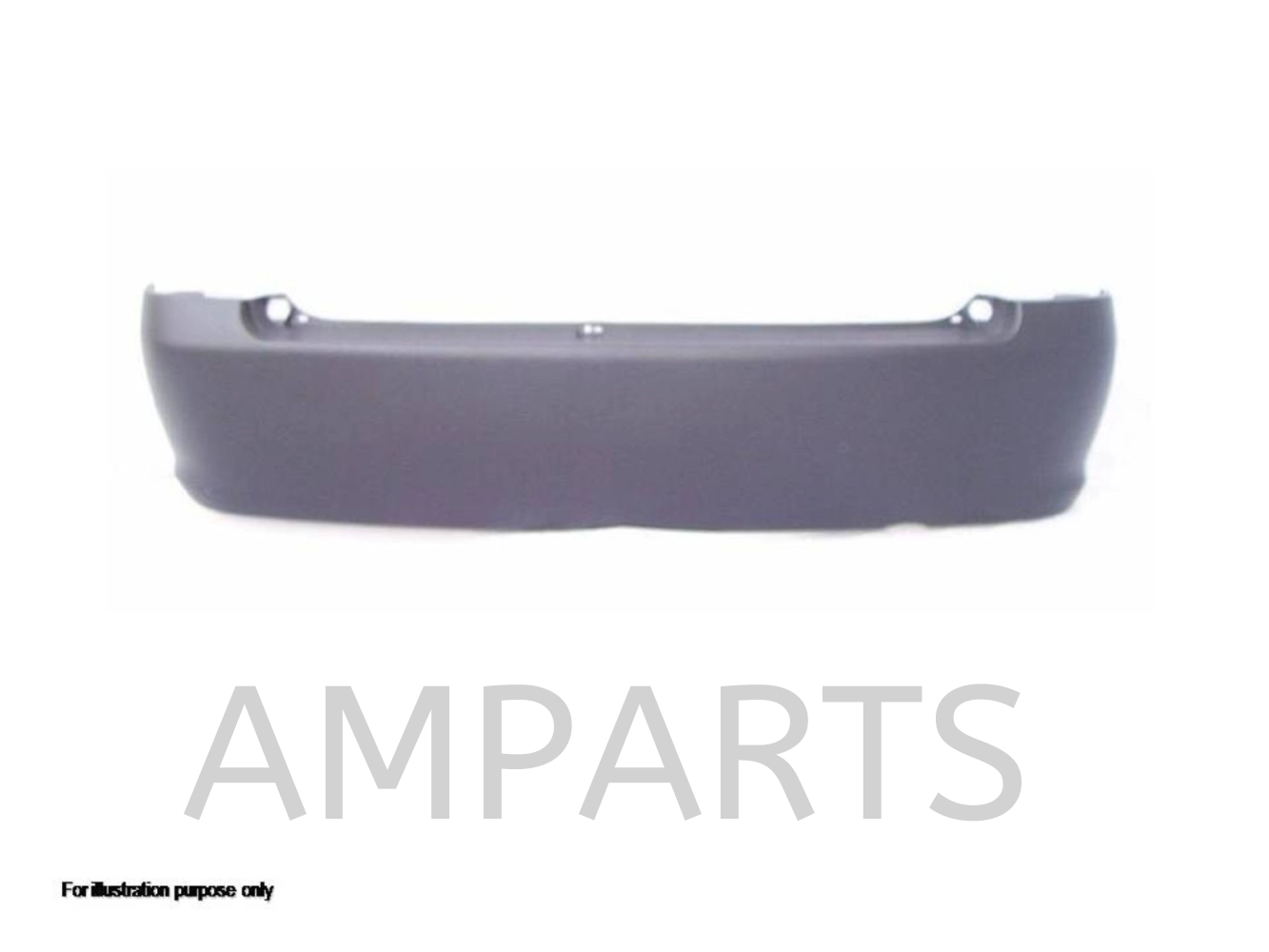Perodua Kancil 2002 Rear Bumper (Black/Grey)