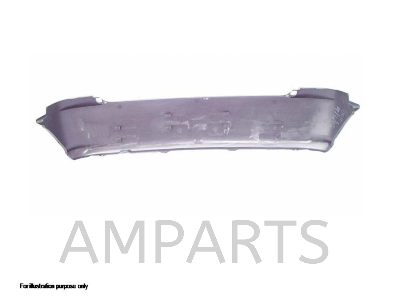 Perodua Kancil 2002 Rear Bumper (Black/Grey)