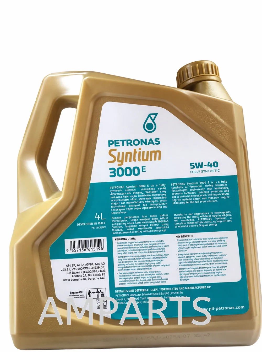 PETRONAS SYNTIUM 3000E 5W40 4L
